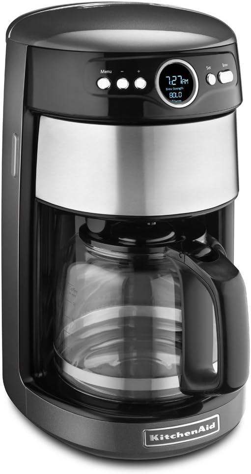 KitchenAid KCM1402QG 14-Cup Glass Carafe Coffee Maker - Liquid Graphite