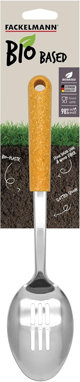 Fackelmann 686087 Slotted Spoon, Stainless Steel