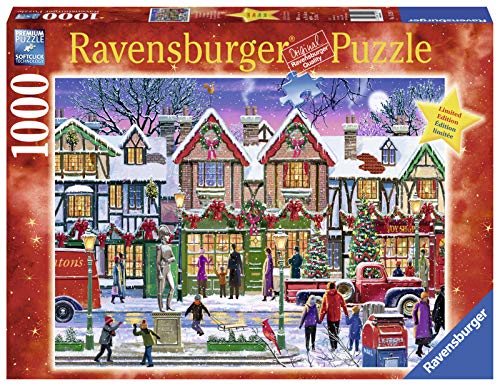 Ravensburger Christmas in The Square 15291 1000 Piece Holiday Puzzle for Adults, Every Piece is Unique, Softclick Technology Means Pieces Fit Together Perfectly