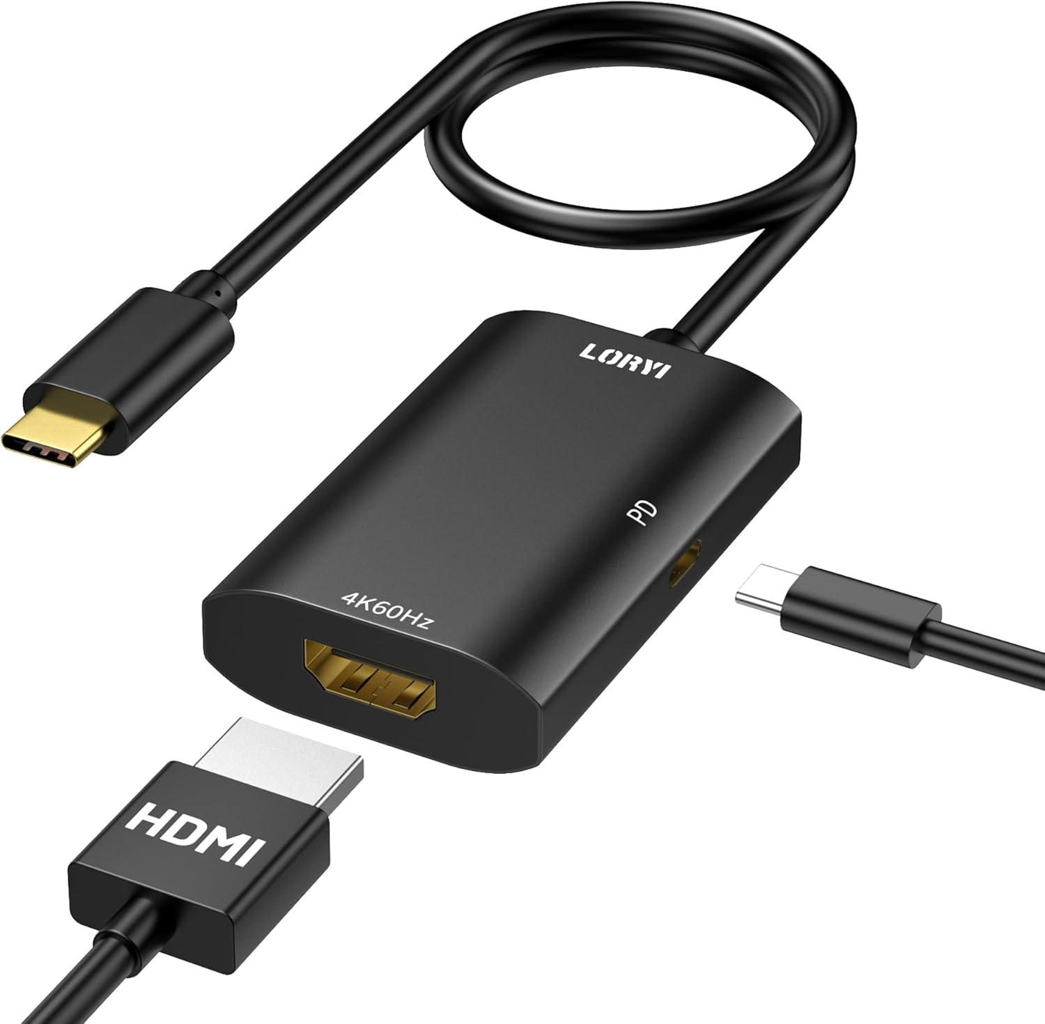 Amazon.co.jp USBC HDMI 変換アダプタ100W PD USBC HDMI 充電 給電ポート付き 4K60Hz