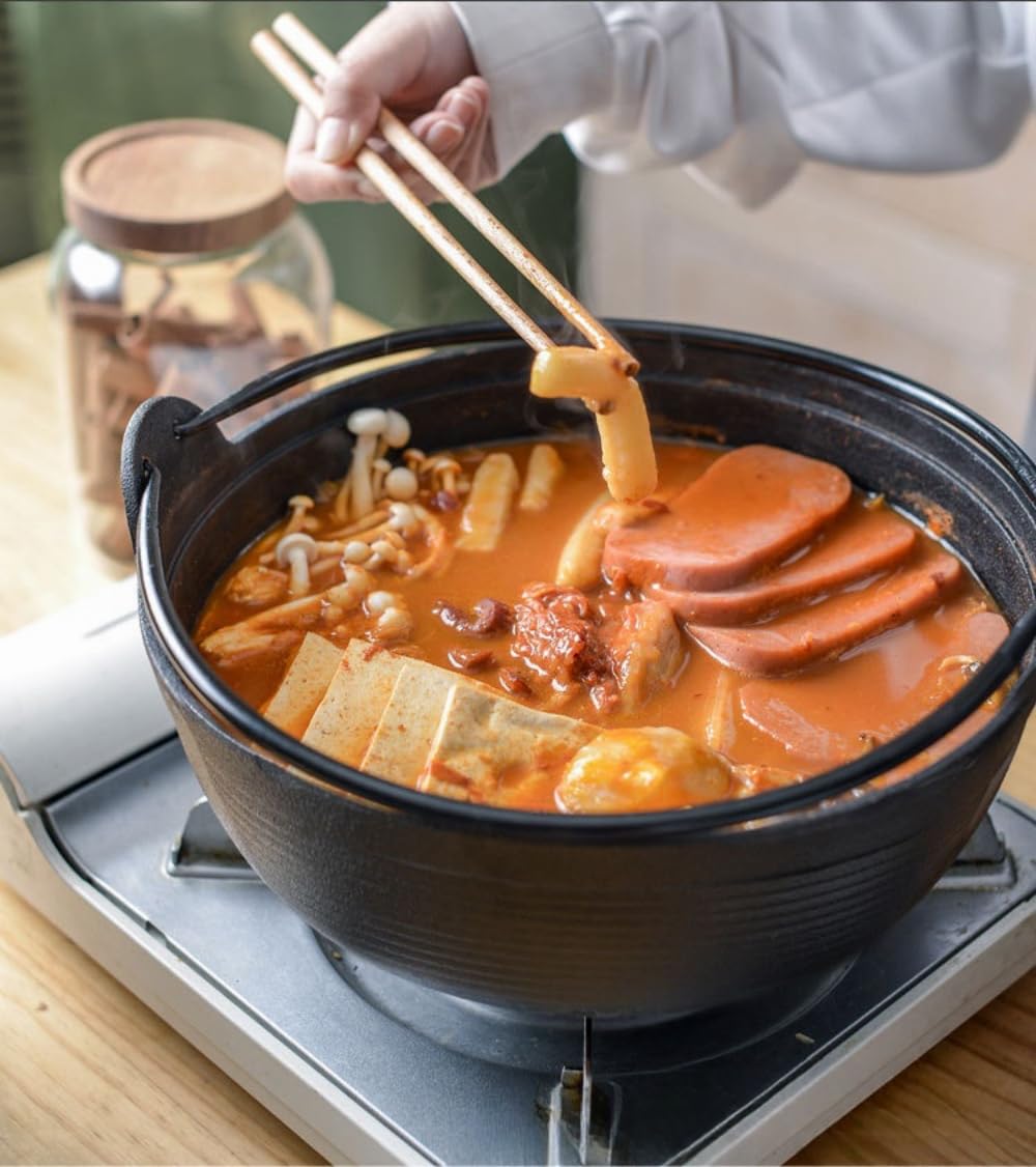 Amazon | すき焼き鍋 スキヤキ鍋 鉄鍋 いろり鍋 南部铁器 彩色锅 9寸
