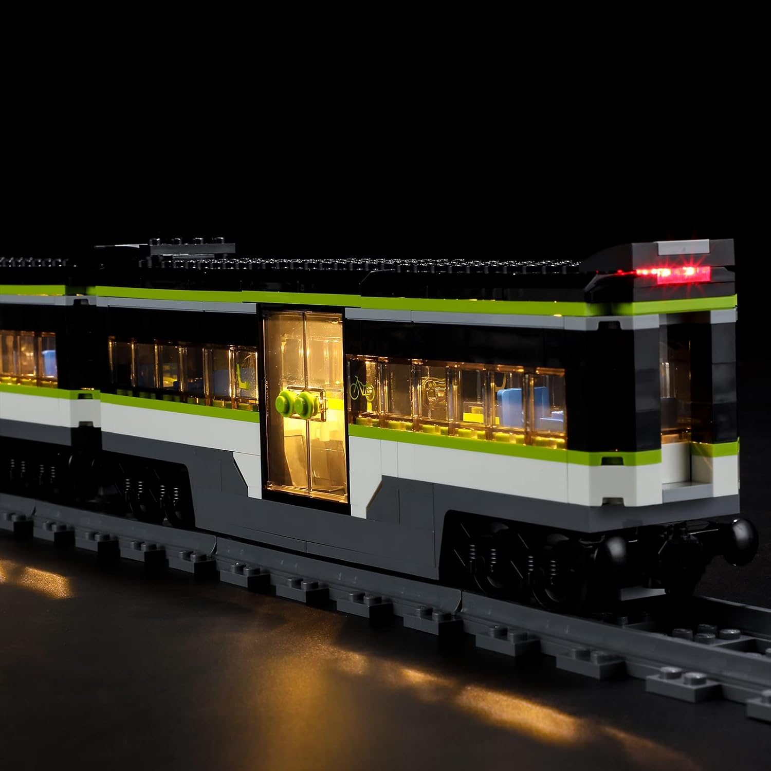 BRIKSMAX Led Lighting Kit for LEGO-60337 Express Passenger Train - Compatible with Lego City Building Blocks Model- Not Include The Lego Set