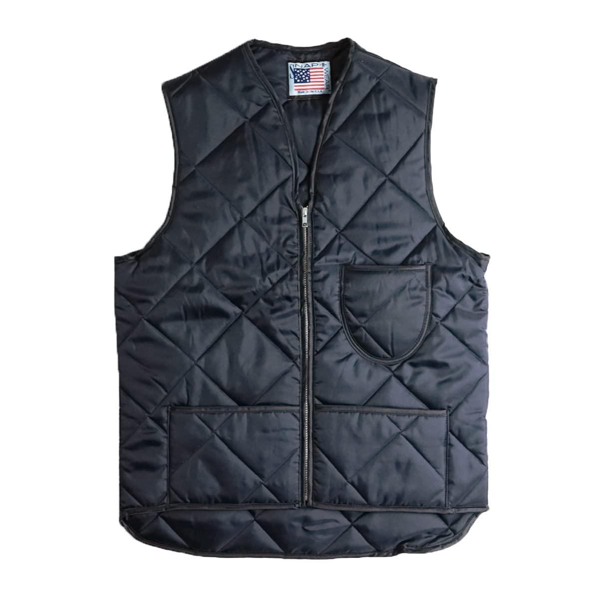 Amazon | [スナップンウエア] SNAP'N'WEAR #300 キルトベスト ネイビー