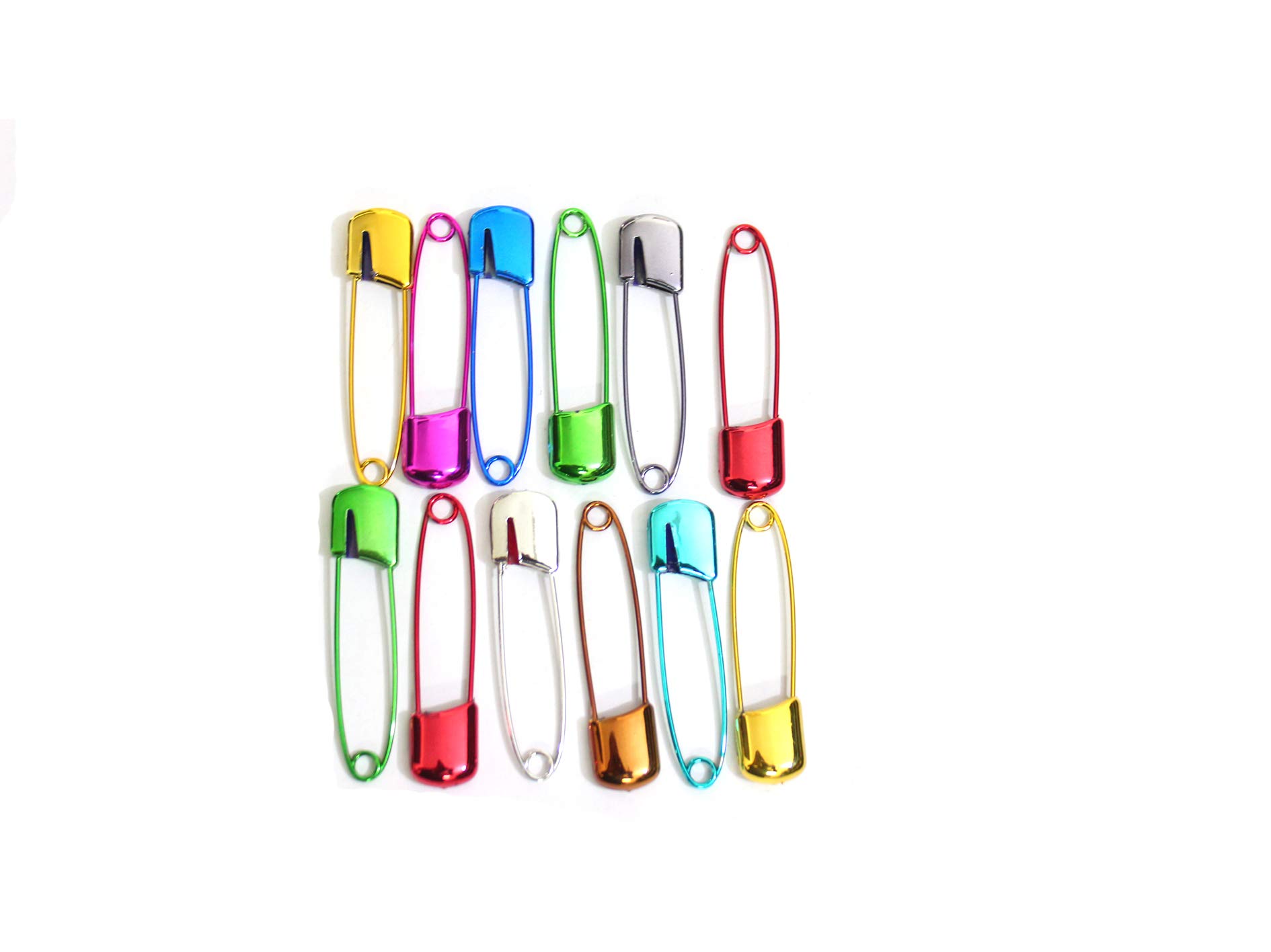 Kalaneet Multicolor 12-Piece Multipurpose Metal Safety Pins for Women and Girls (Size 5.5cm) (B091PTXJZJ) Amazon Price History, Amazon Price Tracker