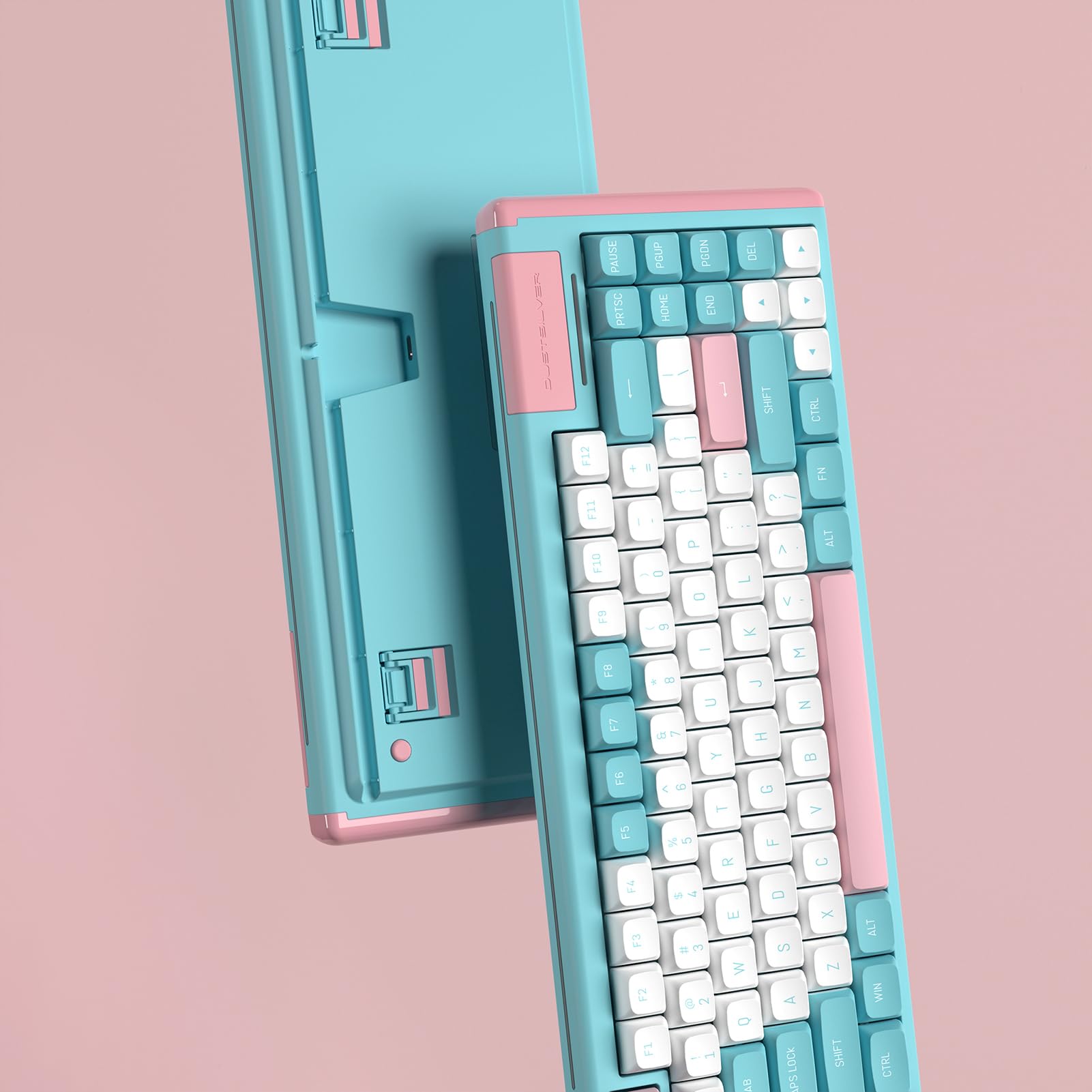 DUSTSILVER Mechanical Gaming Keyboard K84, RGB 84 Keys Wired