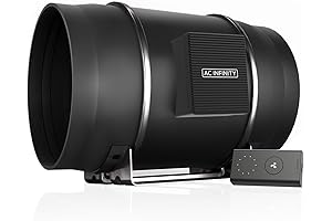 AC Infinity CLOUDLINE S10, Quiet 10" Inline Duct Fan with Speed Controller