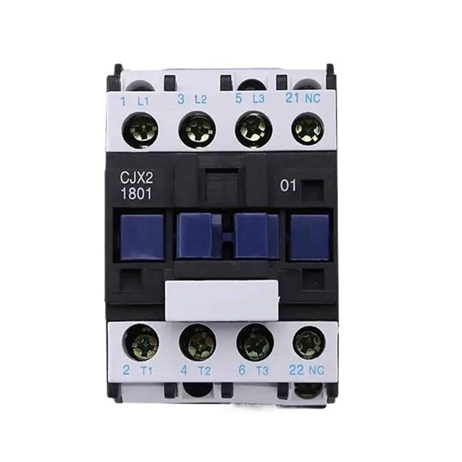 Contacteur de puissance LC1D 18A triphasé 380V à fixation rail DIN rapide