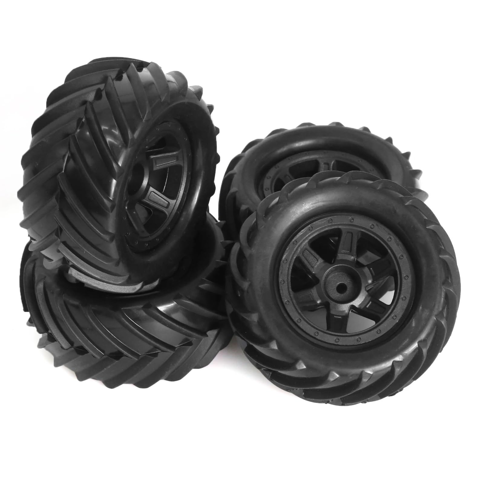 Per Traxxas Per E-Revo Per MJX 16207 16208 Per SCY 16101 Per HBX 1/16 4 Pezzi Monster Truck Per Buggy Pneumatici Ruota Esagonale RC Parti Di Automobili Ricambi Modellini RC
