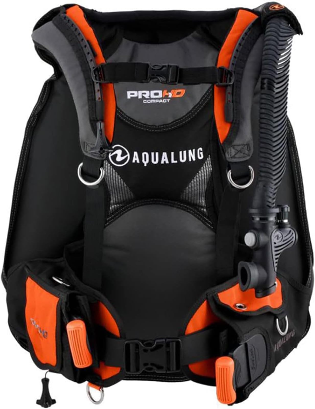 Pro HD Compact Dive BCD | Ultra-Lightweight Back-Inflation Travel Scuba Diving Buoyancy Compensator with SureLock II Weight Integrated System