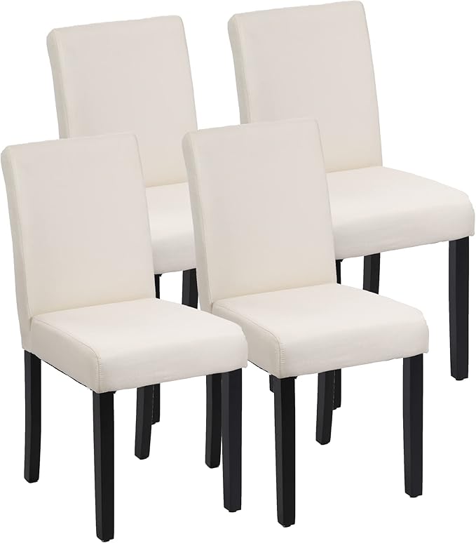 Vnewone Dining Chairs Set of 4,35'' Height Dining Room Chairs, Upholstered Kitchen