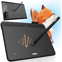 UGEE Graphics Drawing Tablet,10X6 Inches Digital Drawing Tablet with 8 Hot Keys 8192 Levels Pen | Compatible with Chromebook, Linux, Windows 7/8/10, MAC OS 10.10