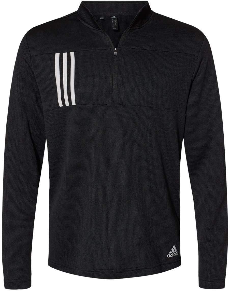 adidas - Jersey A482 de 3 rayas con doble punto y cremallera para hombre