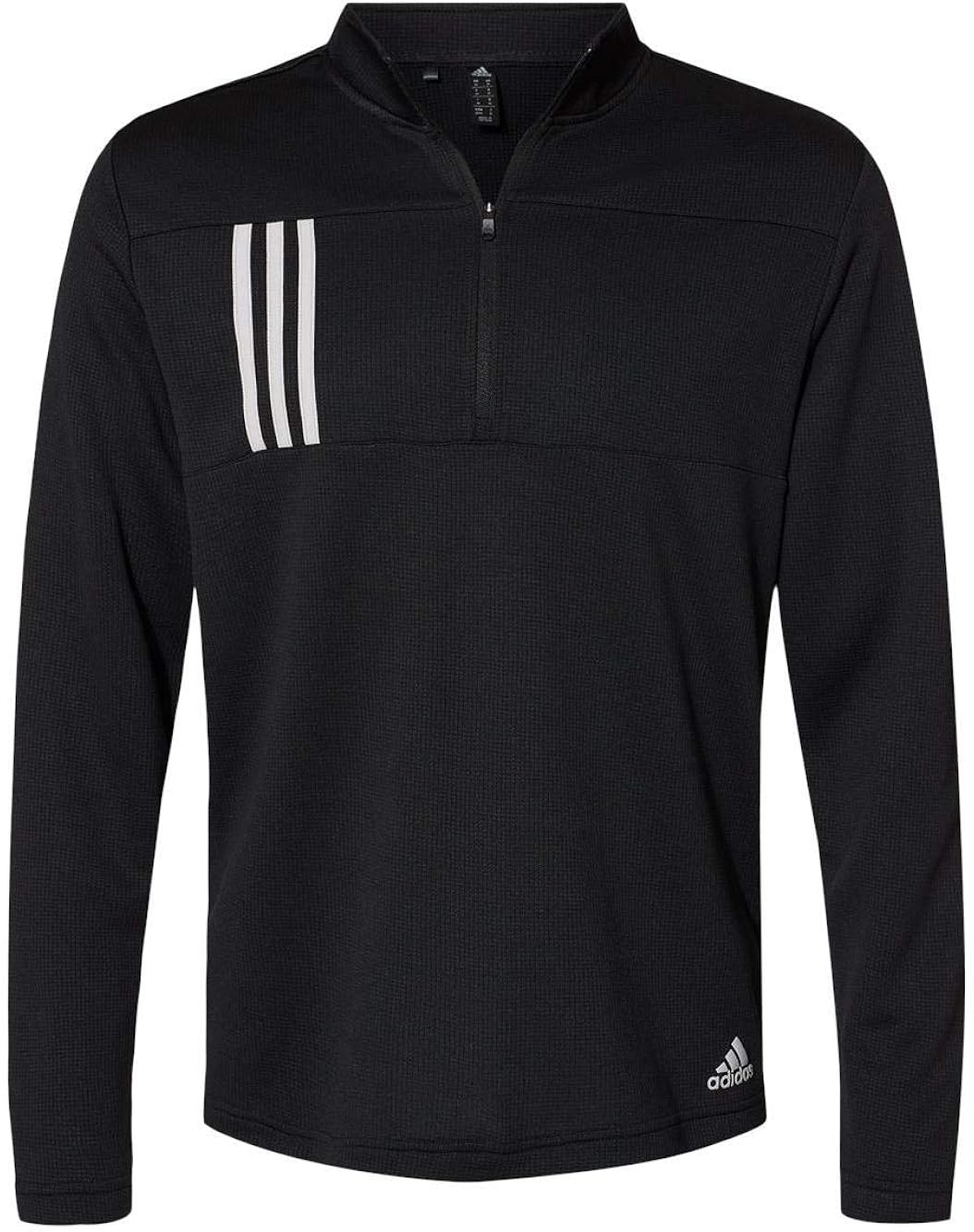 adidas 3Stripes Double Knit QuarterZip Pullover A482 at Amazon