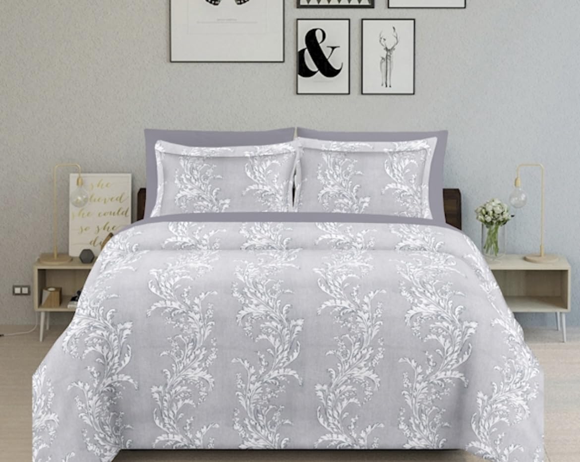 TANISHA HOME DECOR 100% Pure Cotton King Size Bedsheet, 108X120 Inch, 10 Feet Bedsheet, Super King Size XXXL with 2 Pillow Covers... (Tangerine) (B0DBWW5JCD) Amazon Price History, Amazon Price Tracker