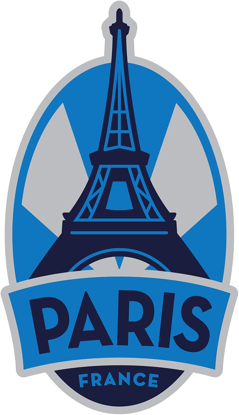 Vagabond Heart Paris France Weatherproof Sticker