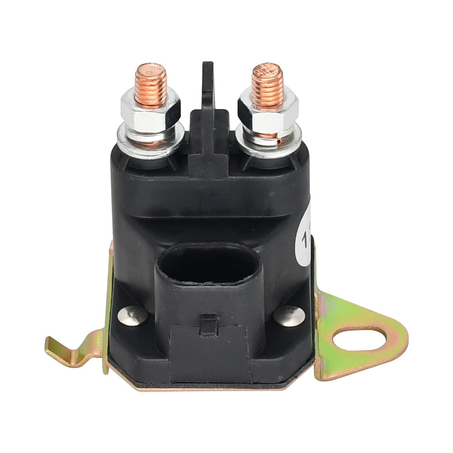 7CM-1241-212-51 Relé solenoide de arranque 12 V 2 terminales, relé de solenoides para cortacésped sustituye a 7CM124121251 05167200 1118161105 M008904-000 M008904000 compatible con Trombetta