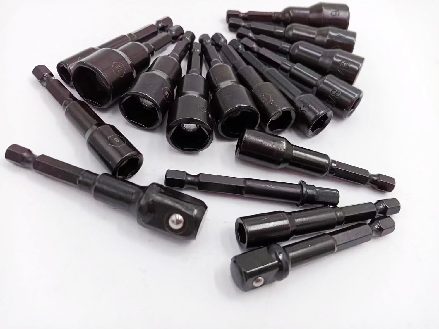 Magnetisches Steckschlüssel-Set 43-teilig – SAE & Metrische Bits Für Schlagschrauber, Schraubendreher & Bohrmaschinen