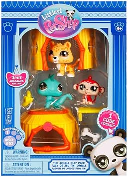 Littlest Pet Shop Zestaw Dzungla 3 figurki [FIGURKA]