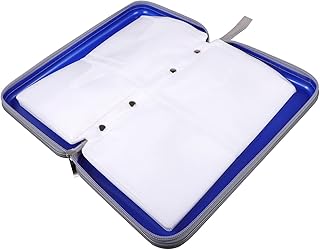 USHOBE Bolsa De CD 80 Carteira De CD Capa De CD Para Carro Bolsa De Plástico Carteira De Disco Capa De Disco Bolsa Azul Caixa De Armazenamento De Disco Bolsa De Armazenamento De