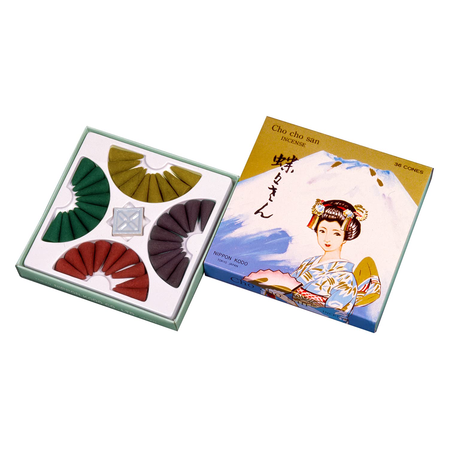 Cho Cho San Cones Nippon Kodo Incense Box of 36 Home