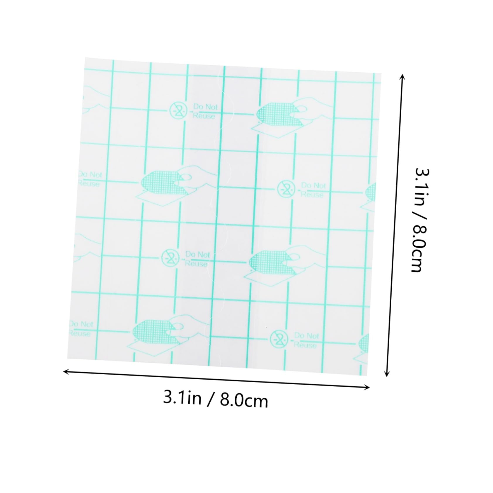 IWOWHERO 100pcs Makeup Hand Palette Disposable Smooth Mellow Non-damaging Versatile Random Style