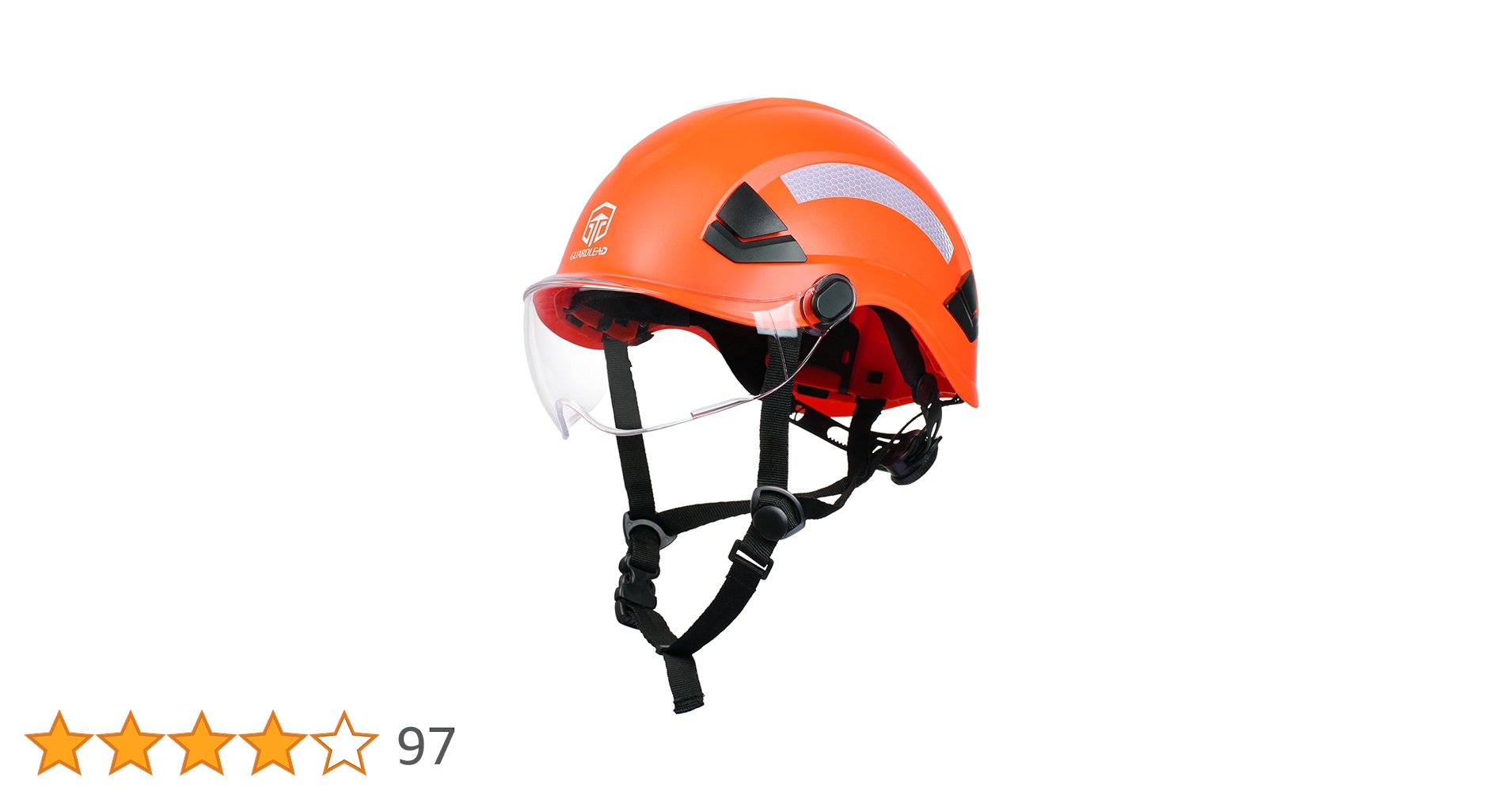 Amazon | GUARDLEAD 作業用ヘルメット シールド付き 工事用 安全