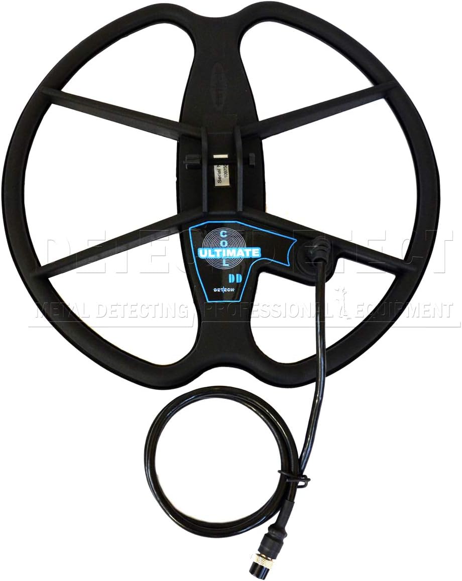 – 13" Ultimate DD Search Coil for Teknetics T2, T2+, T2 LTD Metal Detectors With Coil Cover Protector Included