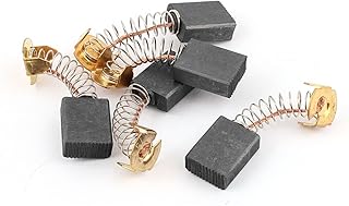 Aexit 5 Pairs Electric Motors 17.5mmx13mmx6mm Spring Carbon Brushes for Fan Motors Power Tool
