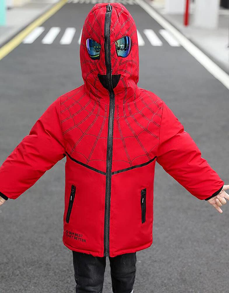 Cappotto Bambino Ragazzo Inverno Giacche Cappotto con Cappuccio Ragazzi Felpa Con Cappuccio da Cartoni Animati Per Bambini