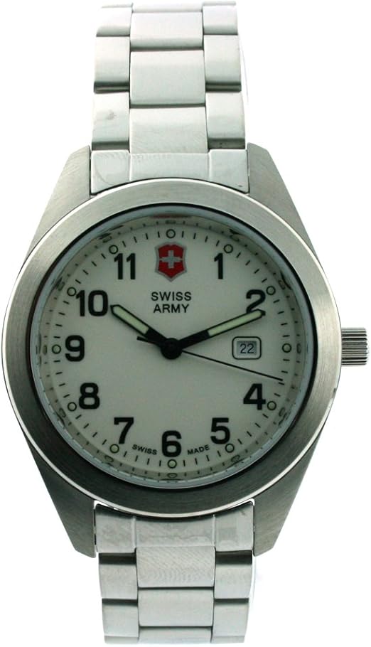 Swiss Army Women's Garrison Collection Stainless Steel White Dial Watch 241011 Amazon.co.uk