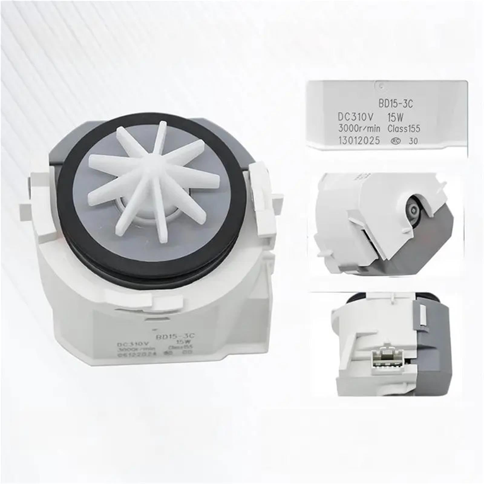 Bomba Desagüe Lavavajillas, Compatible con Samsung DW80CG5451SRAA