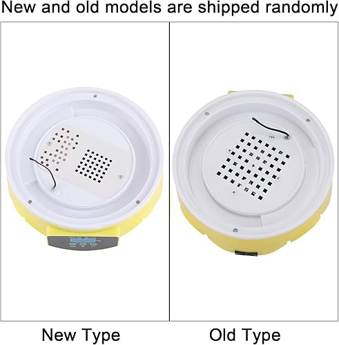 Mini incubadora de huevos, incubadora digital de aves de corral, con disco digital y control de temperatura para pollos, patos, pájaros, gansos