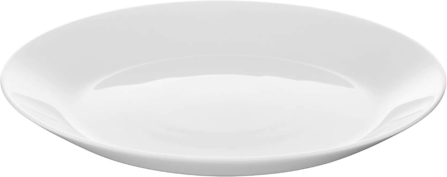 Ikea OFTAST Kitchen & Dining, Tempered Opal Glass Classic Side Plates (19cm) Pack of 6