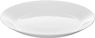 OFTAST Kitchen & Dining, Tempered Opal Glass Classic Side Plates (19cm) Pack of 6