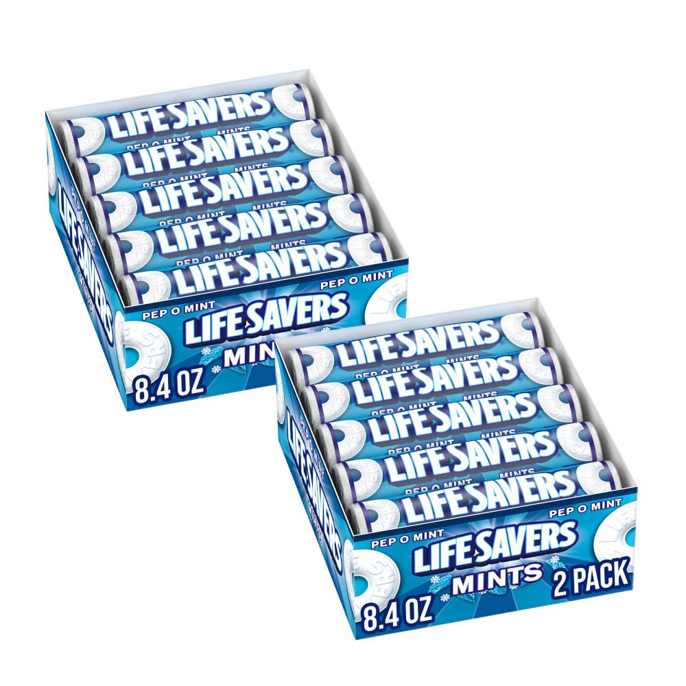 Life Savers Pep O Mint Candy, 0.84 ounce (60 Single Packs)