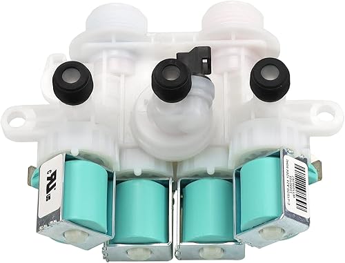 W11165546 W11096267 Reemplazo de válvula de entrada de agua para lavadora Maytag Whirlpool Kenmore por LUXRILIX, reemplaza W10599423 W10758828