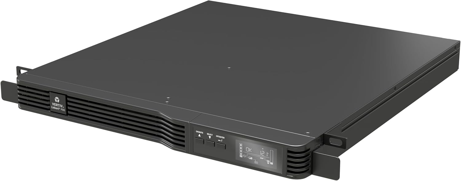 Vertiv Liebert PSI5 UPS - 1100VA 990W 120V Line Interactive AVR Mini Tower UPS, 0.9 Power Factor, Plug-and-Play, Pure Sine Wave, 3 Programmable Outlets, Uninterruptible Power Supply (PSI5-1100MT120)