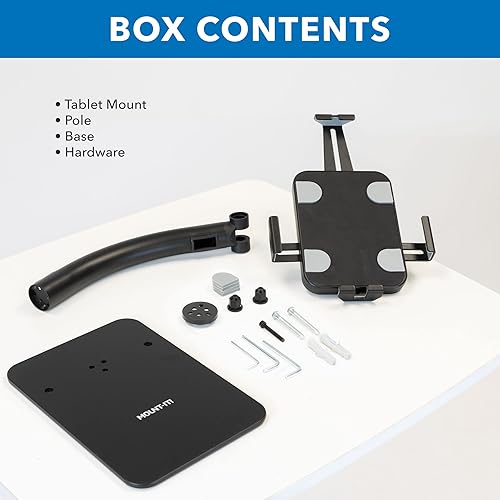 Miniatura 9 de Mount-It! Soporte antirrobo para encimera de quiosco de tableta | Soporte universal para tableta minorista compatible con iPad de 7.9 a 11 pulgadas