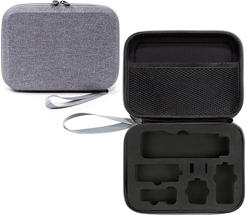 Bolsa de almacenamiento para DJI OSMO Pocket 3, funda rígida de EVA con 3 cardanes para cámara, organizador de funda protectora portátil con correa