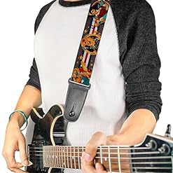 Buckle-down Gs-wjl032 Sangle de guitare – DC Bombshell Pin-up Filles, 5,1 cm de large et 29–137,2 cm de long - Les Beatles, Paul McCartney, John Lennon, RIngo Starr, George Harrison Buckle-down Gs-wjl032 Sangle de guitare – DC Bombshell Pin-up Filles, 5,1 cm de large et 29–137,2 cm de long – Image 2