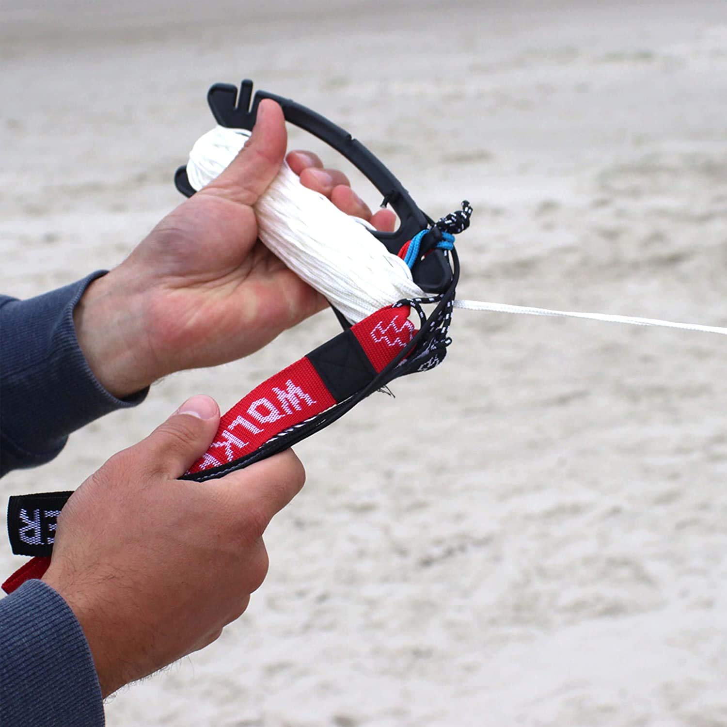 Wolkenstürmer® Paraflex Basic 2-Leiner Lenkmatte 1.7 (Flame) - Kite Drachen mit Polyesterleinen & Flugschlaufen - Flugdrachen für Anfänger ab 8 Jahren