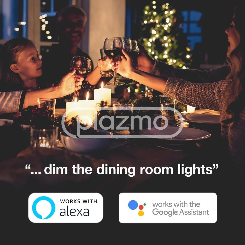 WiFi Smart LED Light Bulb, A19 E26, Dimmable, Tunable White, No hub Required, USA Support, Compatible with Alexa, Google Home Assistant, Free Smart Life App Remote Control