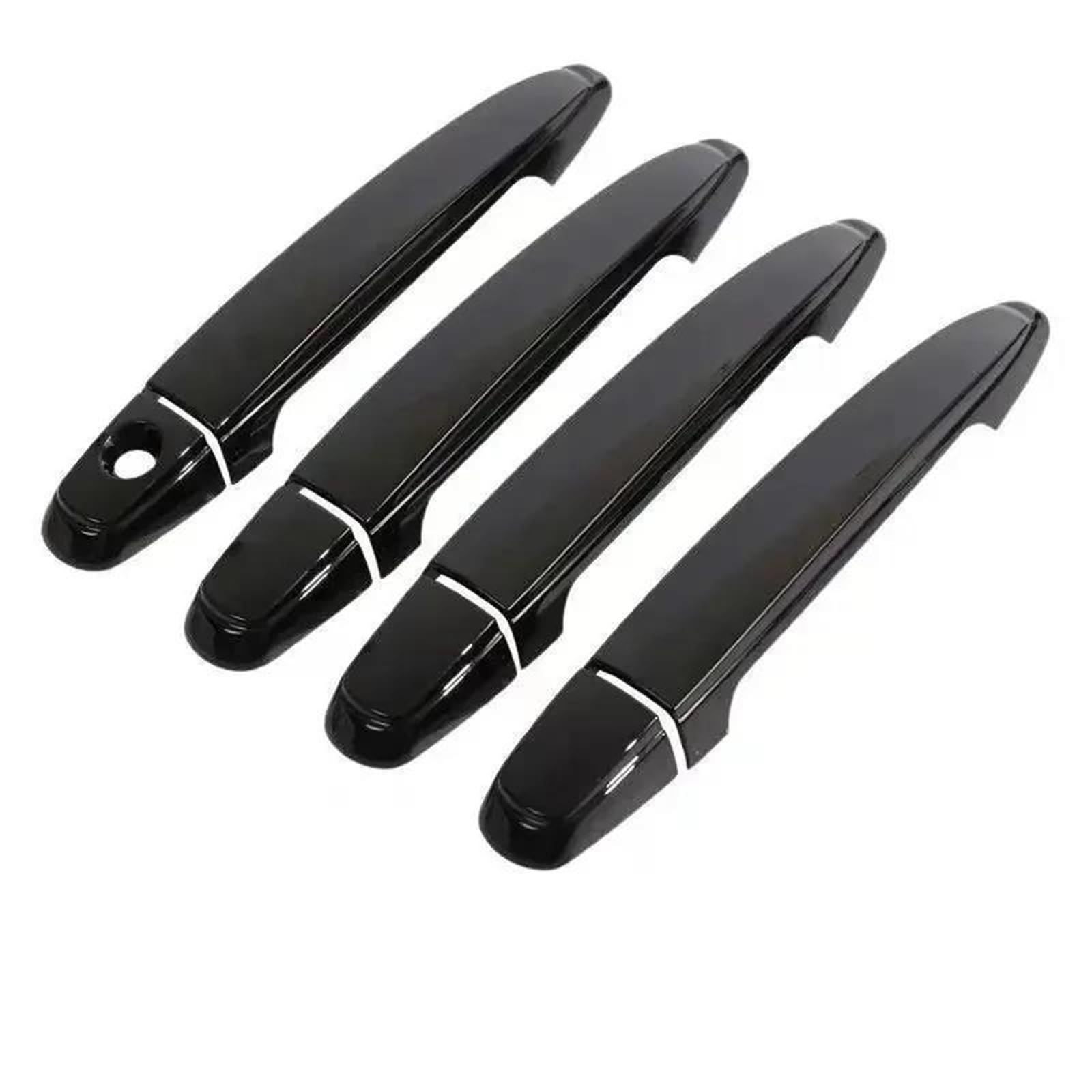 YOUZKA Handle Protective Car Door Handles Cover Trim Styling Accessories Sticker GS350 GS430 GS450h GS460 for Lexus GS S190 2006~2011(Black 0 Button)