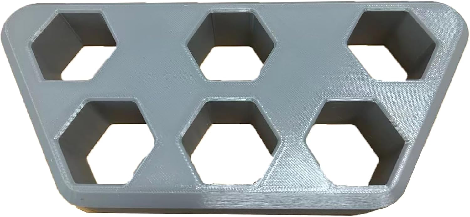 Magnetic Zip Tie Organizer 6 Bin Compartment Rack,Modular Removable Storage Bins with Strong Magnets for Workshop,Service Truck, and Garage Organization