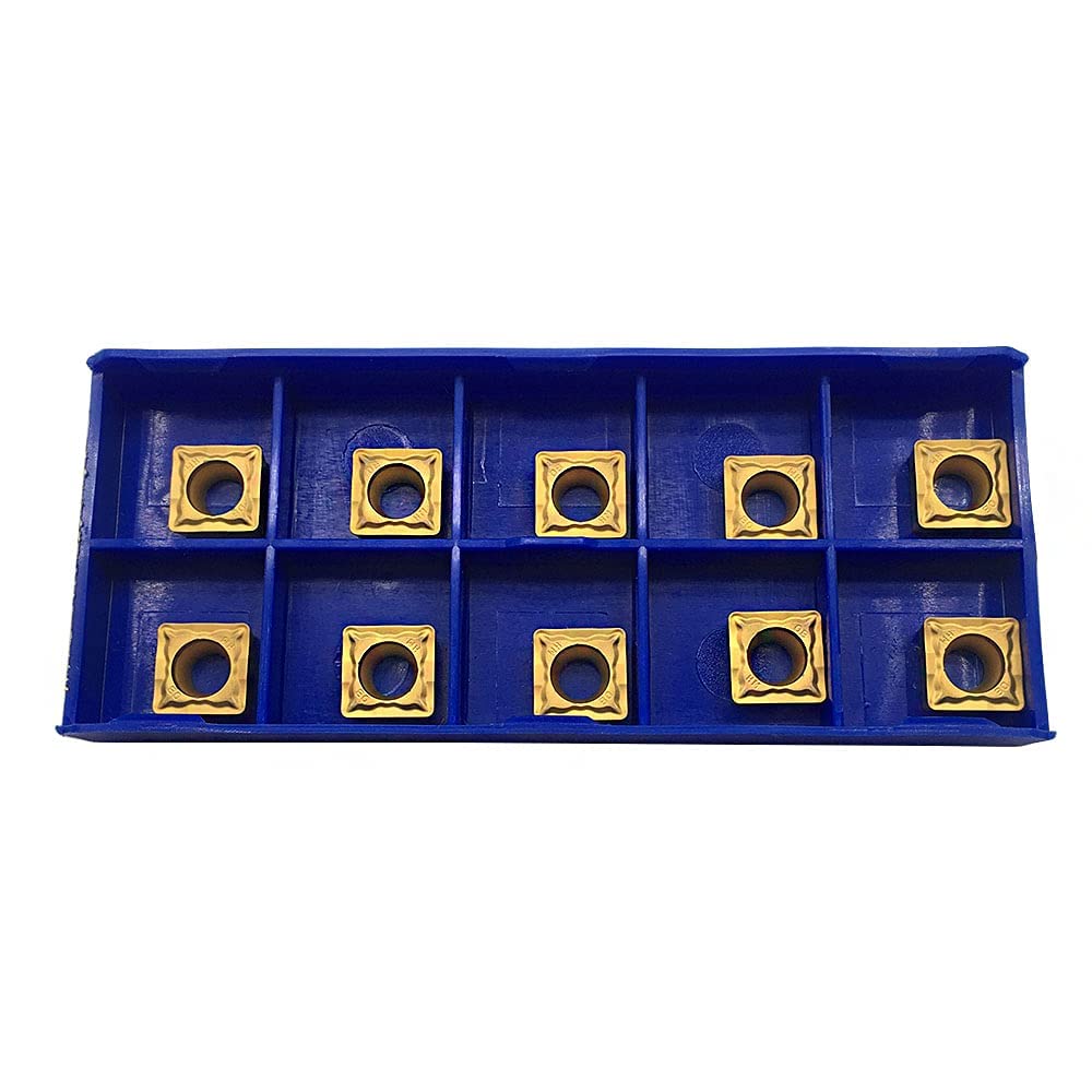 GBJ 10pcs SCMT09T308-251 SCMT32.52 -HM Excircle Carbide Turning Inserts Processing of Steel,Stainless Steel for SSSCR SSDCN SSGCR SSBCR Excircle Turning Tool Holder