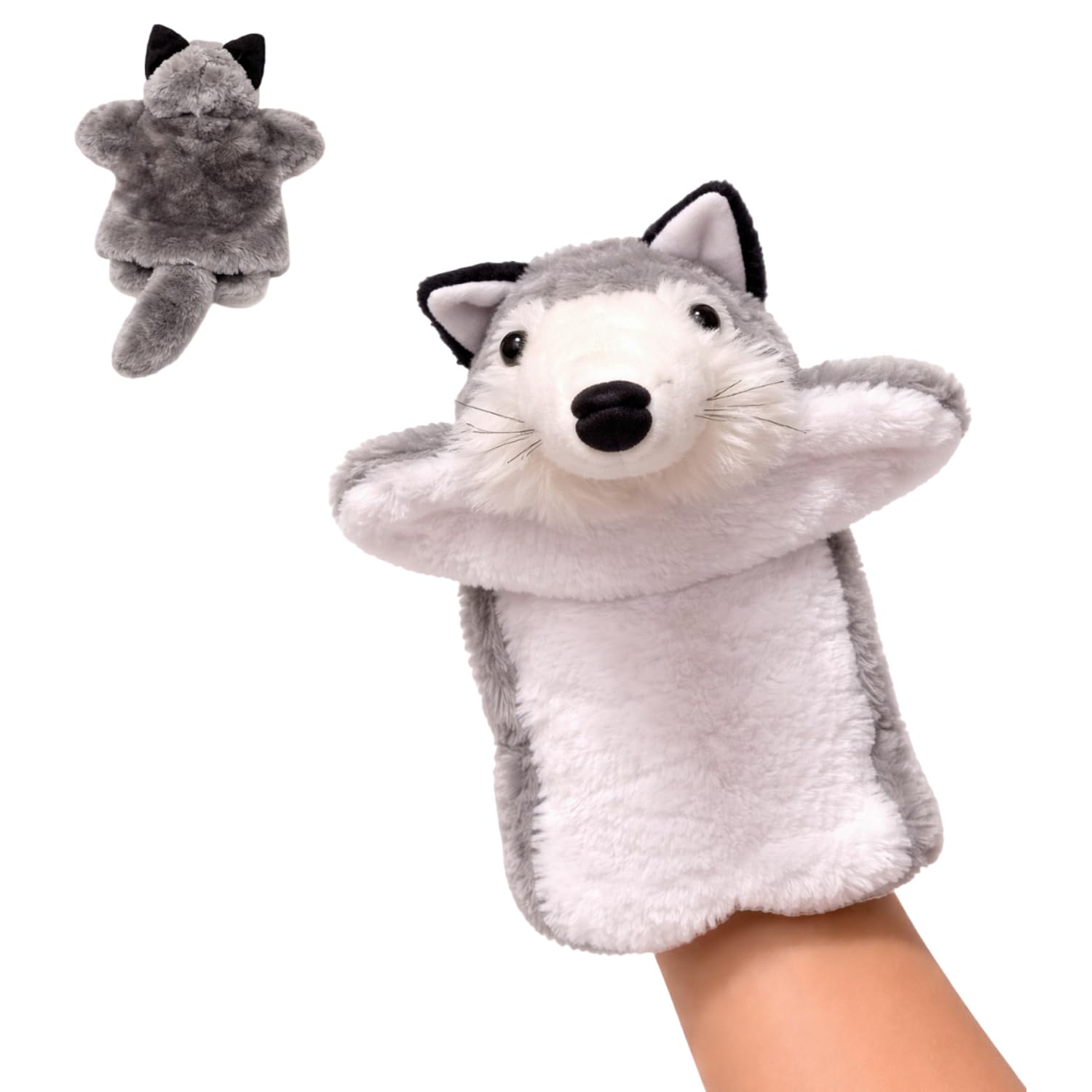 FunBlast Hand Puppets for Kids - Plush Animal Hand Puppet Toys - Soft Storytelling Puppets for Boys & Girls, Fun Learning Educational Toys for Toddlers & Children (Fox)-picture-21