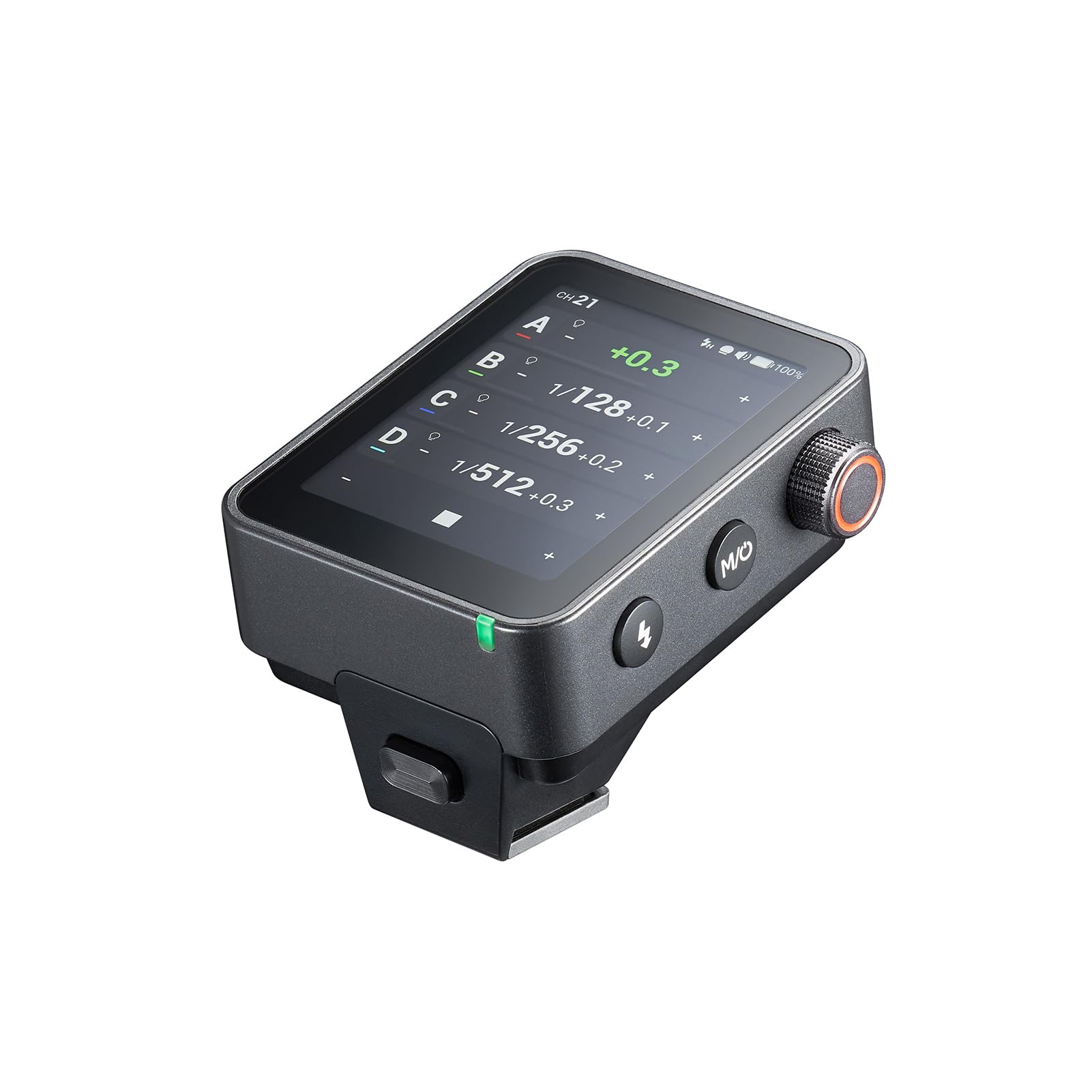 Jectse Trigger Flash Wireless per Fotocamera X3 Pro O, Trasmettitore Flash Touchscreen OLED, Batteria Al Litio Integrata e Supporto Ricarica Rapida TTL Multi Automatico Manuale