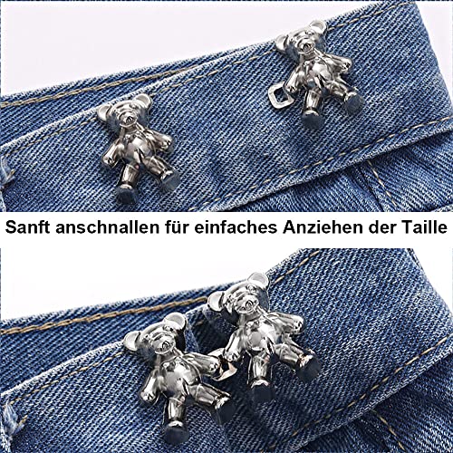 Bottoni per Stringere Jeans, 6 paia LdawyDE Orso
