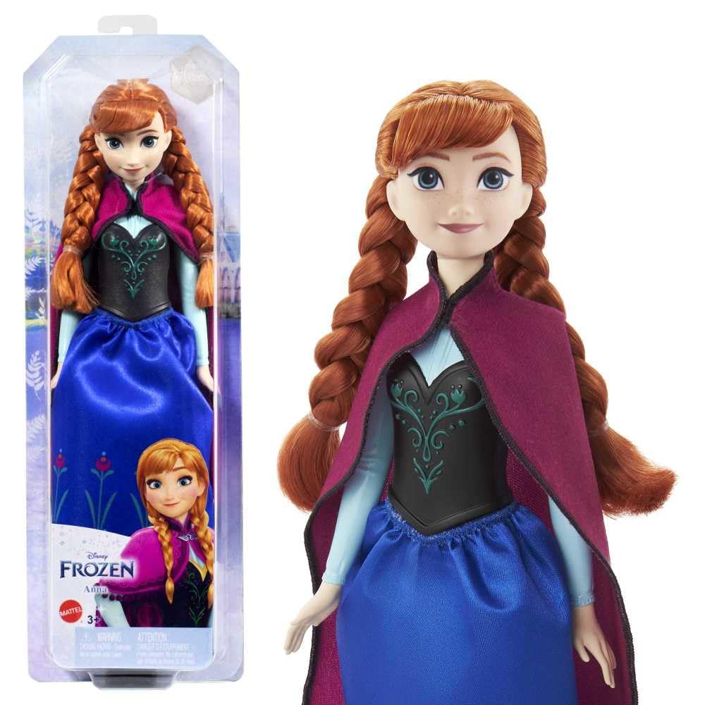 Mattel Princess Dolls Anna Posable Fashion Doll 1 with Signature Clothing and Accessories