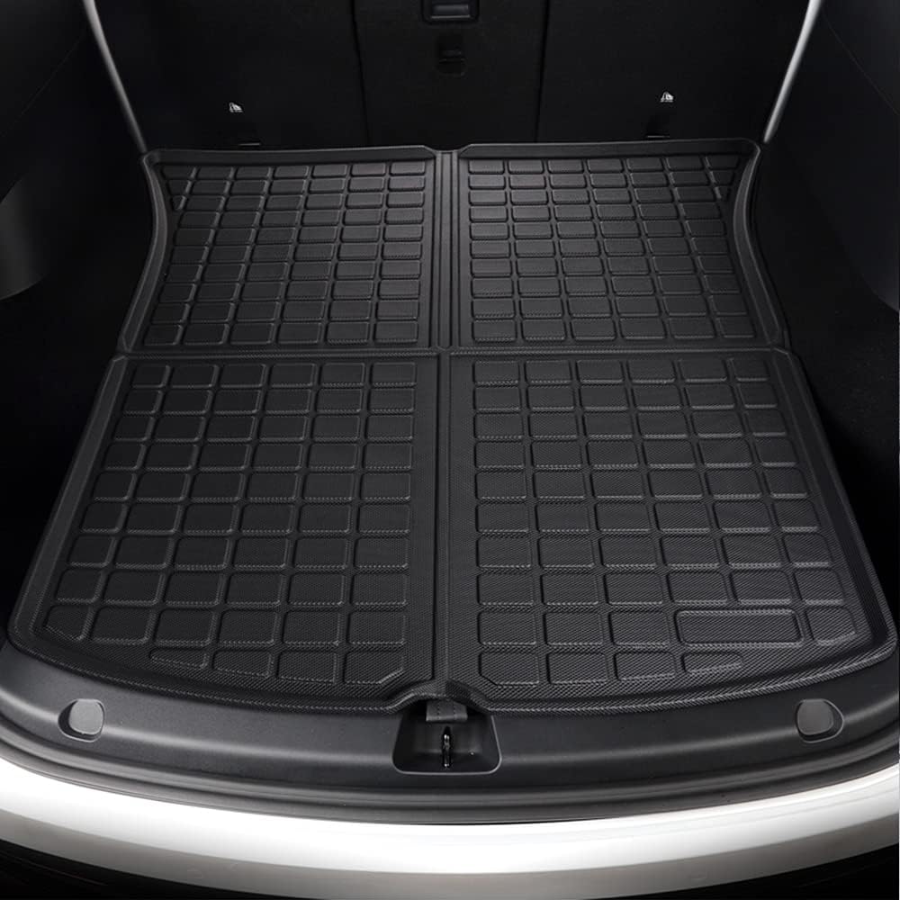 Hоt Dеаlѕ CENFUN for Tesla Model Y All Weather Cargo Liner Mat,TPE Trunk and Storage Mats Interior Accessories (A Set of Three) Fit 2020-2022Model Y Bеѕt Sеllеr CENFUN for Tesla Model Y All Weather Cargo Liner Mat,TPE Trunk and Storage Mats Interior Accessories (A Set of Three) Fit 2020-2022Model Y